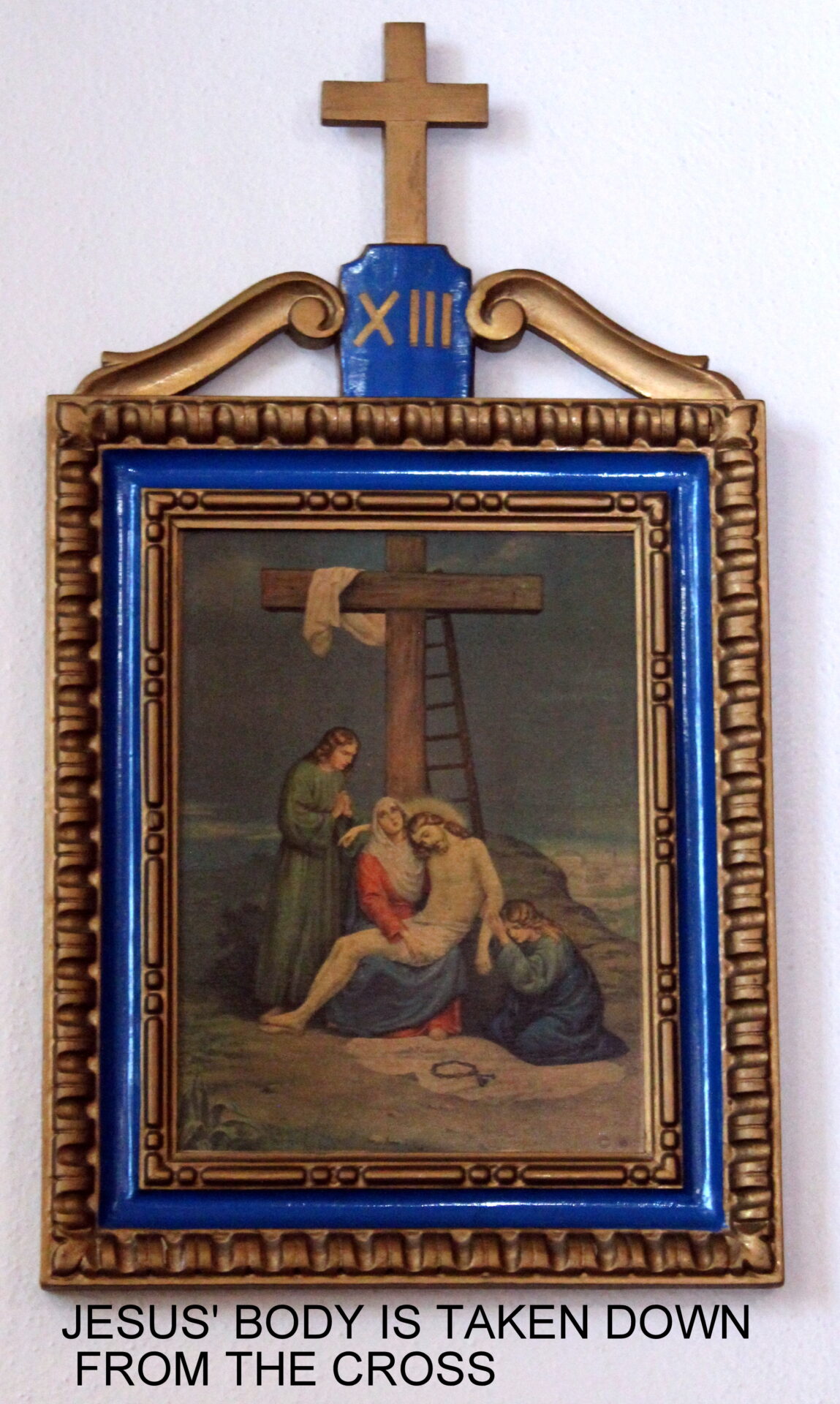 The 13th chapter of the station of the cross