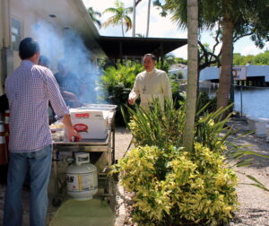 People preparing food